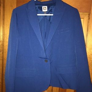 Blue Anne Klein Blazer